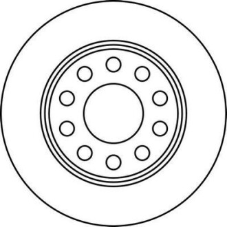 Тормозной диск задний Audi A4/Seat Exeo Jurid 562191JC