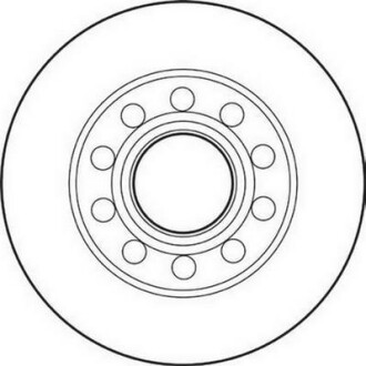 Тормозной диск задний Audi A4/Seat Exeo Jurid 562192JC