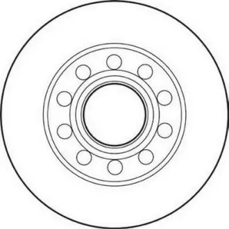 Тормозной диск задний Audi A4/Seat Exeo Jurid 562192JC