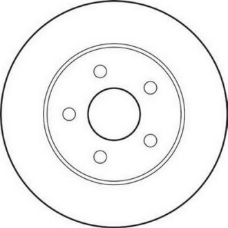 Тормозной диск задний Ford Mondeo/Jaguar X-type, S-type Jurid 562193JC