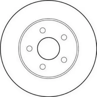 Гальмівний диск задній Ford Mondeo / Jaguar X-type, S-type Jurid 562193JC