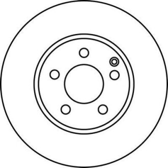 Гальмівний диск передній Mercedes E-Class (W211, S211) (2002->) Jurid 562212JC