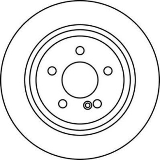 Гальмівний диск задній Mercedes CLS, E-Class Jurid 562213JC