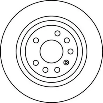 Гальмівний диск задній Saab 9-3/ Opel Signum, Vectra/ Fiat Croma/ Cadillac BLS Jurid 562220JC
