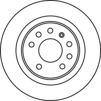 Тормозной диск задний Saab 9-3/ Opel Signum, Vectra, Rekord/ Fiat Croma/ Cadillac BLS Jurid 562229JC