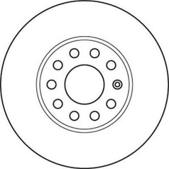 Тормозной диск передний VW Caddy, Golf / Audi A3 / Seat Leon / Skoda Octavia Jurid 562235JC