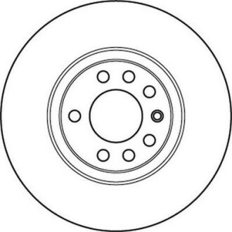 Гальмівний диск передній Opel Astra, Corsa, Meriva, Vectra, Zafira / Saab 9-5 Jurid 562240JC