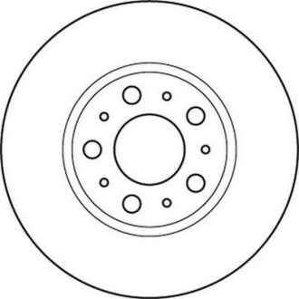 Гальмівний диск передній Volvo S60 / S70 / S80 / V70 / XC70 Cross Country Jurid 562244JC