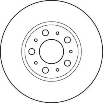 Гальмівний диск передній Volvo S60 / S70 / S80 / V70 / XC70 Cross Country Jurid 562244JC