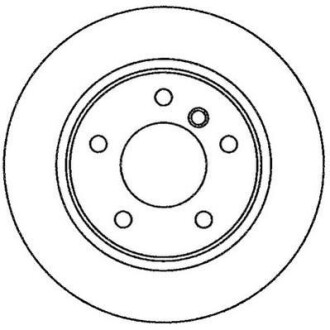 Гальмівний диск задній BMW 1-Series Jurid 562259JC