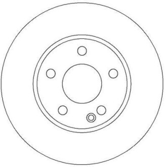 Гальмівний диск передній Mercedes A-Class Jurid 562309JC