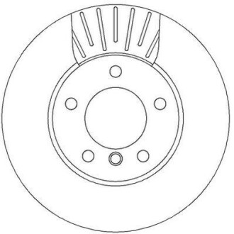 Гальмівний диск передній BMW 1-Series, 3-Series Jurid 562317JC