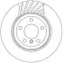 Тормозной диск задний BMW X3 (E83) Jurid 562327JC (фото 1)