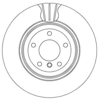 Тормозной диск задний BMW 3-Series/X1 Jurid 562334JC