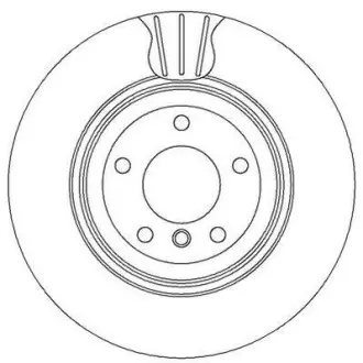 Гальмівний диск задній BMW 3-Series / X1 Jurid 562334JC