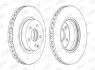 Тормозной диск передний Mercedes CLS, E-Class/Saab 9-3 Jurid 562386JC1 (фото 1)