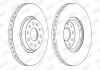 Тормозной диск передний Audi A3, TT/Seat Leon/VW Golf, Passat, Skoda, Octavia Jurid 562387JC1 (фото 1)