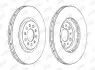 Тормозной диск передний Alfa Romeo 159, Brera, Jiulietta, Spider/Jeep Cherokee Jurid 562391JC1 (фото 1)