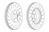 Тормозной диск передний Mercedes CLS, CLK, E-Class, S-Class, SL, SLK Jurid 562408JC1 (фото 1)