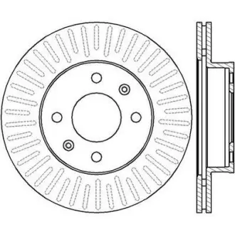 Гальмівний диск Jurid 562428JC