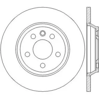 Гальмівний диск задній Ford Galaxy I/Seat Alhambra/VW Sharan, Transporter IV Jurid 562448JC