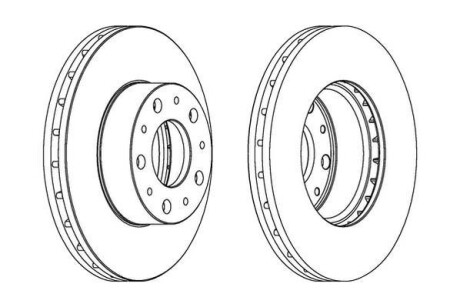 Гальмівний диск Citroen Jumper/Fiat Ducato/Peugeot Boxer Jurid 562468JC
