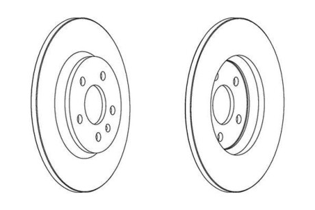 Гальмівний диск задній Audi A4, A5, A6, A7, Q5 Jurid 562505JC