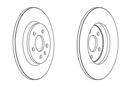 Гальмівний диск задній Audi A4, A5, A6, A7, Q5 Jurid 562505JC