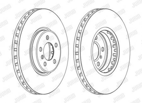 Тормозной диск Jurid 562522JC1