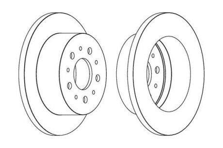 Гальмівний диск задній Peugeot Boxer / Citroen Jumper / Fiat Ducato Jurid 562526JC
