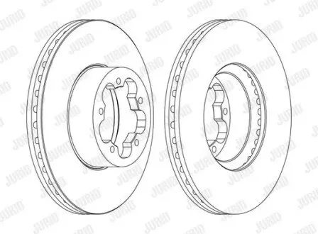 Гальмівний диск Jurid 562540JC1