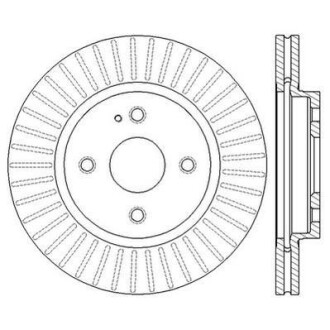 Гальмівний диск передній Mazda 2, MX-5 (2007->) Jurid 562564JC