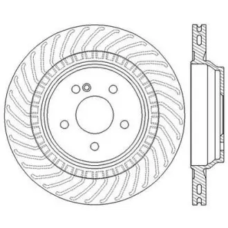 Гальмівний диск задній Mercedes S-Class (W221, W222, C216), SL (R230) Jurid 562568JC