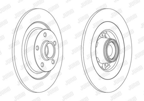 Гальмівний диск Jurid 562608J1
