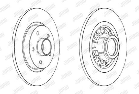 Гальмівний диск Jurid 562609J1