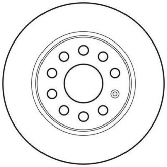 Гальмівний диск задній Audi A1, A3/Seat Leon/Skoda Octavia/VW Caddy, Golf Jurid 562614JC