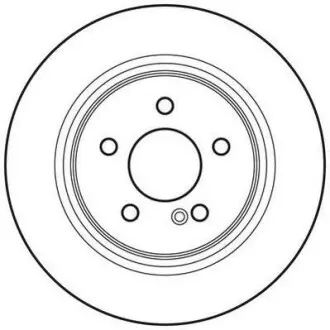 Тормозной диск задний Mercedes C-Class, E-Class Jurid 562620JC