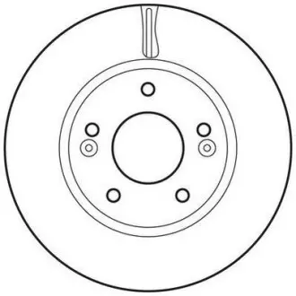Гальмівний диск передній Hyundai Sonata, Tucson, i30 / KIA Carens, Ceed, Magentis, Sportage Jurid 562625JC