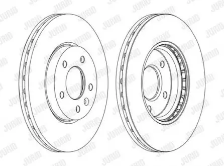 Тормозной диск передний Chevrolet Cruze, OrLando, Volt/Opel Ampera, Astra J, Zafira Jurid 562631JC1