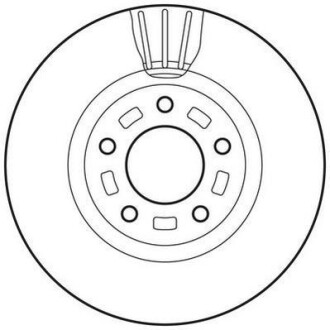 Тормозной диск передний Mazda 3, 5 Jurid 562635JC