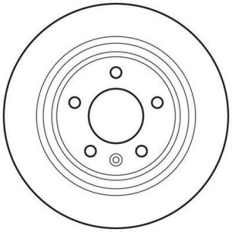 Тормозной диск задний Chevrolet Cruze, Orlando, Volt/Opel Ampera, Astra, Cascada, Zafira Tourer Jurid 562640JC