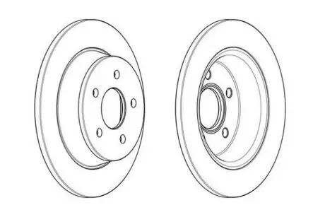 Гальмівний диск Ford C-max, Grand C-max, Kuga, Tourneo Connect, Transit Connect Jurid 562655JC