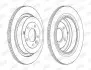 Тормозной диск задний Land Rover Discovery III, IV, Range Rover Sport Jurid 562657JC1 (фото 1)