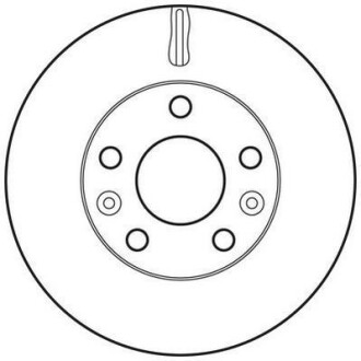 Тормозной диск передний Renault Duster, Megane IV / Dacia Duster Jurid 562658JC