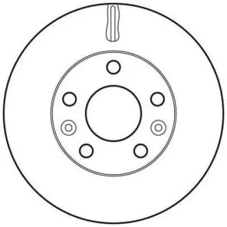 Гальмівний диск передній Renault Duster, Megane IV / Dacia Duster Jurid 562658JC