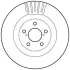 Тормозной диск передний Subaru BRZ, Forester, Impreza, Legacy, Outback, XV Jurid 562677JC (фото 1)