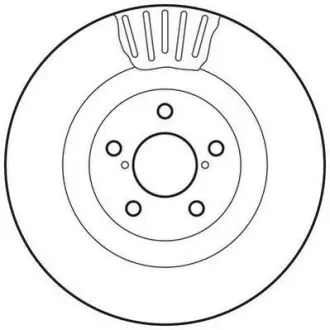 Гальмівний диск передній Subaru BRZ, Forester, Impreza, Legacy, Outback, XV Jurid 562677JC