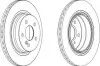 Тормозной диск задний Mercedes C-Class (W204, S204), E-Class (A207, C207) Jurid 562680JC (фото 2)