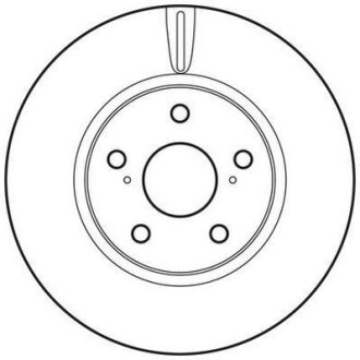 Тормозной диск передний Lexus IS/ Toyota Crown, Mark Jurid 562689JC