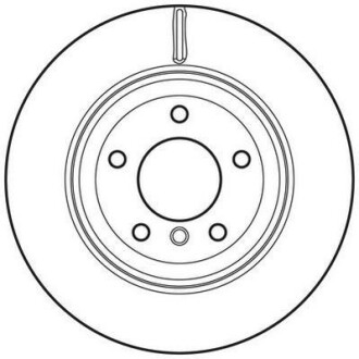 Гальмівний диск задній BMW 5-Series (2005->) Jurid 562701JC